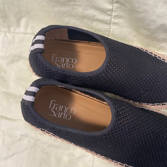 Black mesh espadrilles NWOT - Picture 3 of 4